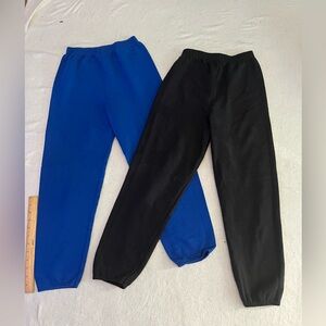 Hanes Kids Blue and Black Joggers